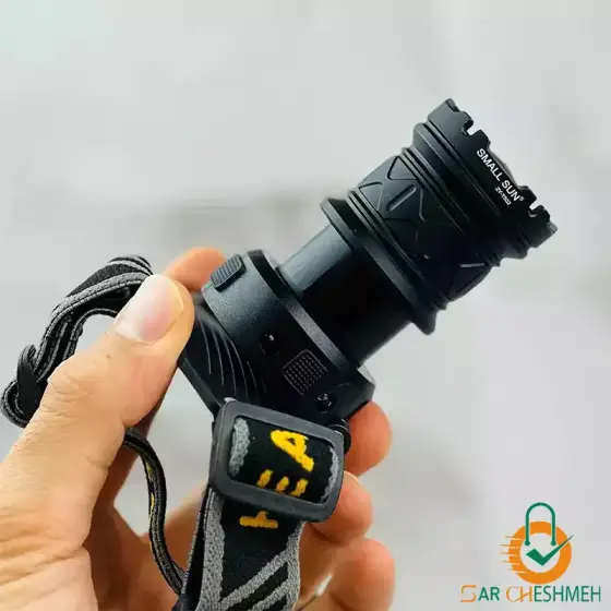 چراغ پیشانی نور زرد و سفید اسمال سان ZY-T502