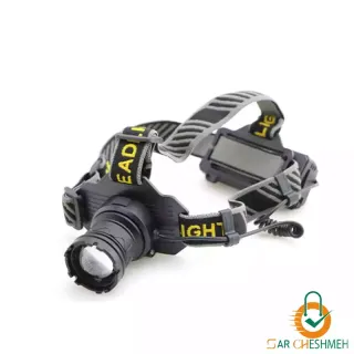 چراغ پیشانی نور زرد و سفید اسمال سان ZY-T502