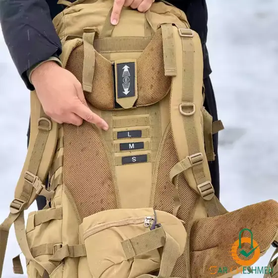 کوله پشتی تاکتیکال 80 لیتری بابوس مدل F615