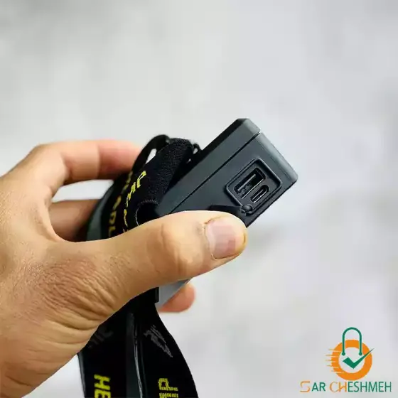 چراغ پیشانی نور زرد و سفید اسمال سان مدل ZY-TD174