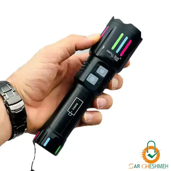 چراغ قوه دستی لیزر دار اسمال سان مدل ZY-T588