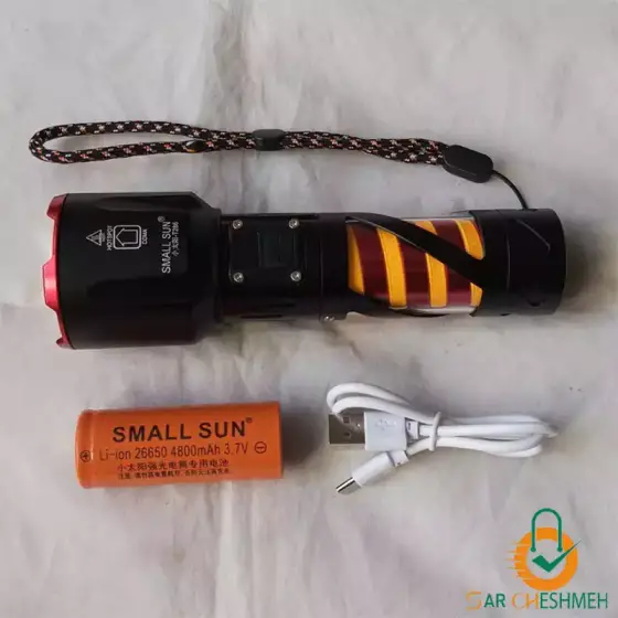 چراغ قوه زومدار فانوسی اسمال سان مدل ZY-T286