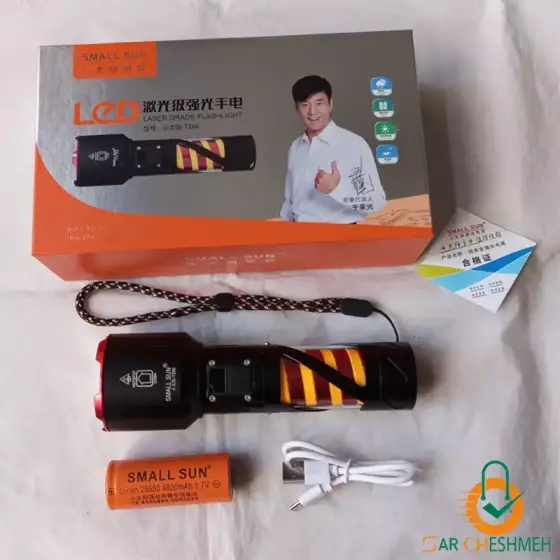 چراغ قوه زومدار فانوسی اسمال سان مدل ZY-T286