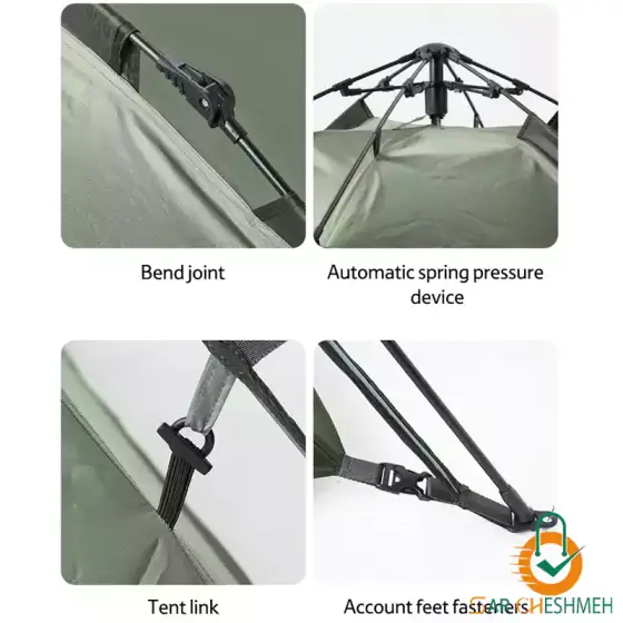 چادر مربعی اتوماتیک 3-4 نفره نیچرهایک مدل CNK2300ZP036