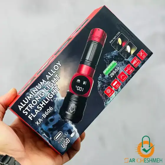 چراغ قوه فانوسی زومدار اسمال سان مدل ZY-B606