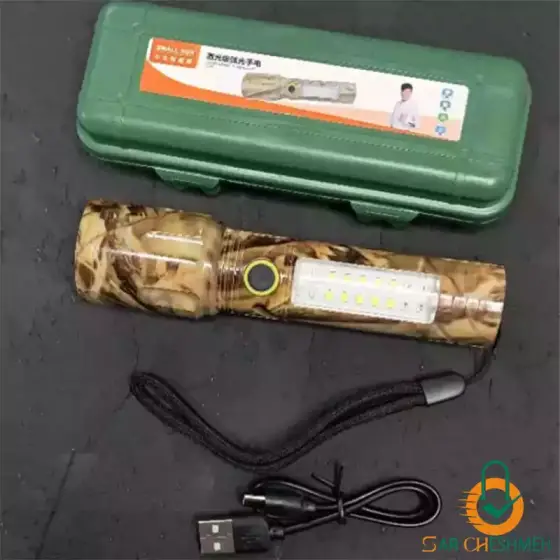 چراغ قوه جیبی فانوس دار اسمال سان مدل ZY-536