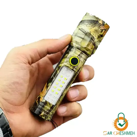 چراغ قوه جیبی فانوس دار اسمال سان مدل ZY-536