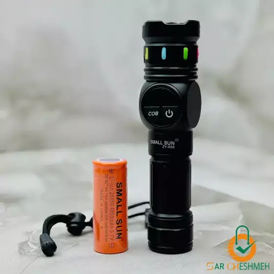 چراغ قوه فانوسی زومدار اسمال سان مدل ZY-X88