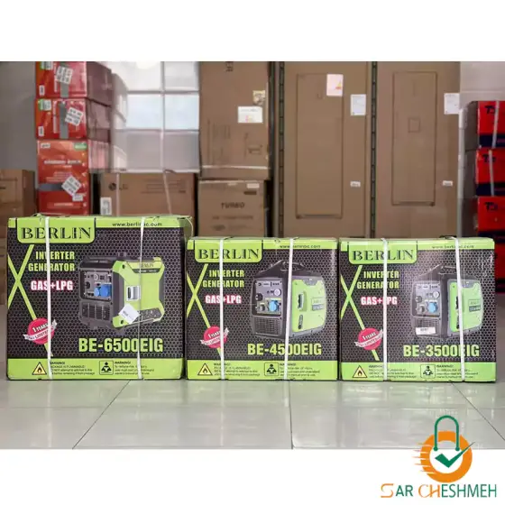 موتور برق 6.5 کیلووات سه گانه سوز جنرال برلین مدل BE-6500EIG