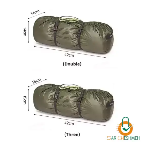 چادر کمپینگ 2-3 نفره نیچرهایک مدل CNK2450WS036