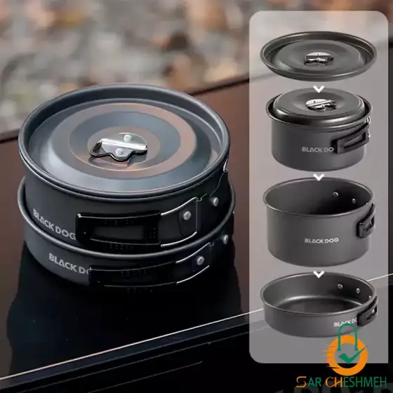سرویس قابلمه آلومینیومی بلک داگ مدل CBD2550CF012