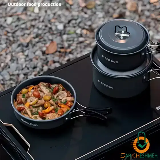 سرویس قابلمه آلومینیومی بلک داگ مدل CBD2550CF012