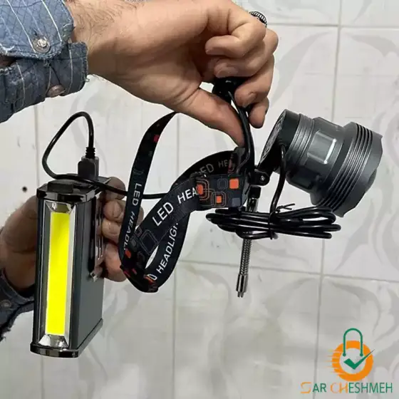 چراغ پیشانی زومدار اسمال سان مدل ZY-H109