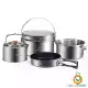 ست ظروف استیل کمپینگ نیچرهایک مدل NH22CJ005