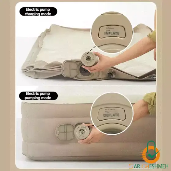 تشک بادی پمپ دار توکار نیچرهایک مدل CNH22DZ015