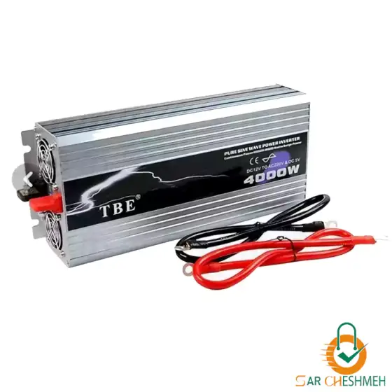 اینورتر مبدل برق خودرو تی بی ای مدل TBE4000W تمام سینوسی