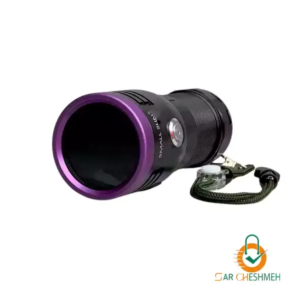 چراغ قوه 6 لامپ یووی UV اسمال سان مدل ZY-H4 6LED
