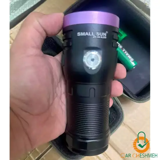چراغ قوه 6 لامپ یووی UV اسمال سان مدل ZY-H4 6LED