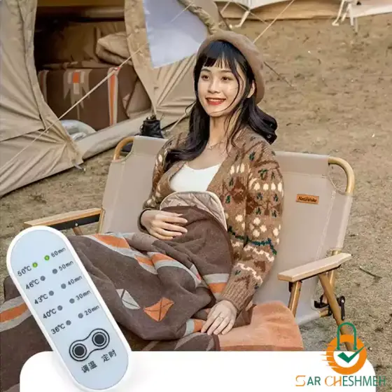 پد گرمایش طرح خرس و گوزن نیچرهاک مدل NH20FCD15