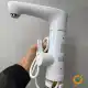 شیر برقی سفید دارای گرم کن فوری با صفحه نمایش LED