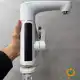 شیر برقی سفید دارای گرم کن فوری با صفحه نمایش LED