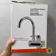 شیر برقی سفید دارای گرم کن فوری با صفحه نمایش LED