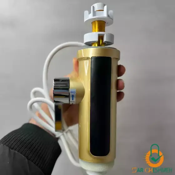 شیر آب 3000 وات برقی گرمکن دار با نمایشگر LED