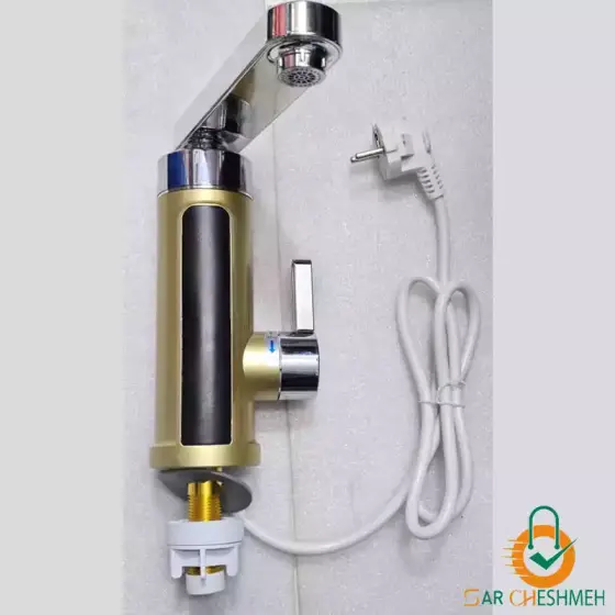 شیر آب 3000 وات برقی گرمکن دار با نمایشگر LED