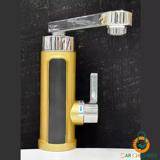 شیر آب 3000 وات برقی گرمکن دار با نمایشگر LED