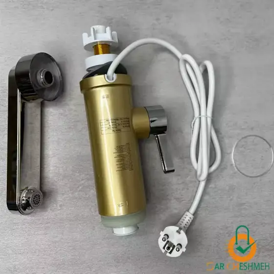 شیر آب 3000 وات برقی گرمکن دار با نمایشگر LED