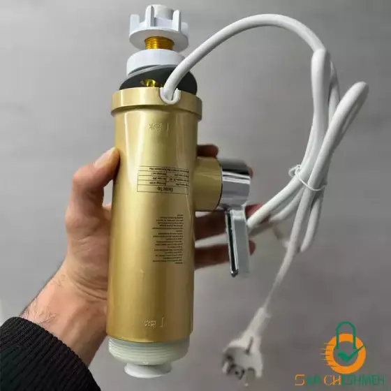شیر آب 3000 وات برقی گرمکن دار با نمایشگر LED