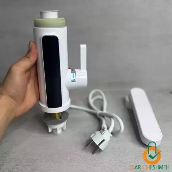 شیر آب برقی گرم کن دار 3000w (سفید)