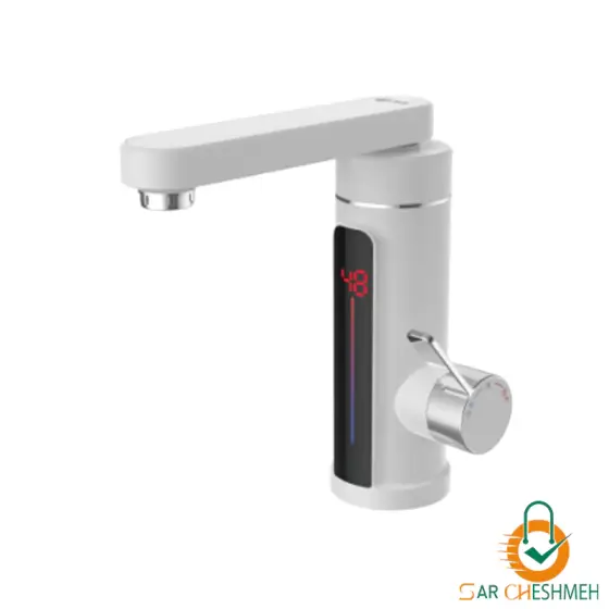 شیر آب برقی گرم کن دار 3000w (سفید)