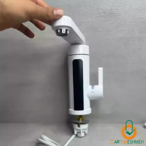 شیر آب برقی گرم کن دار 3000w (سفید)