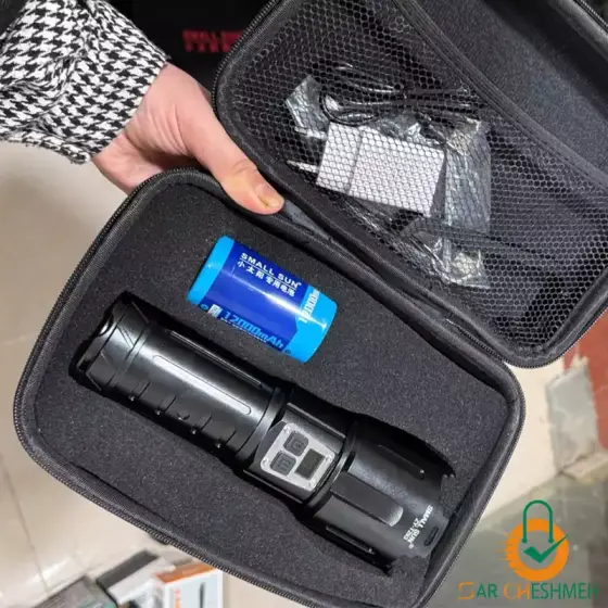 چراغ قوه پلیسی زومدار اسمال سان مدل ZY-T293