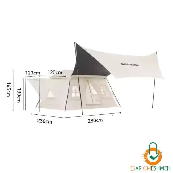 چادر اتوماتیک سایبان دار بلک داگ مدل CBD2300ZP016