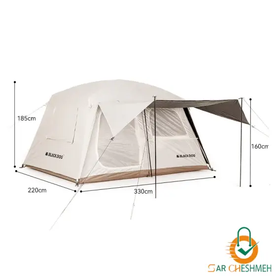 چادر کابین دار 4 تا 5 نفره بلک‌ داگ مدل CBD2450WS050